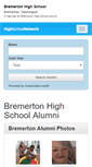 Mobile Screenshot of bremertonhighschool.org