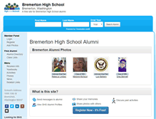 Tablet Screenshot of bremertonhighschool.org